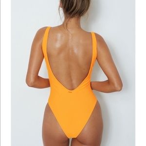 NWOT White Fox Swim St Tropez Tangerine One Piece